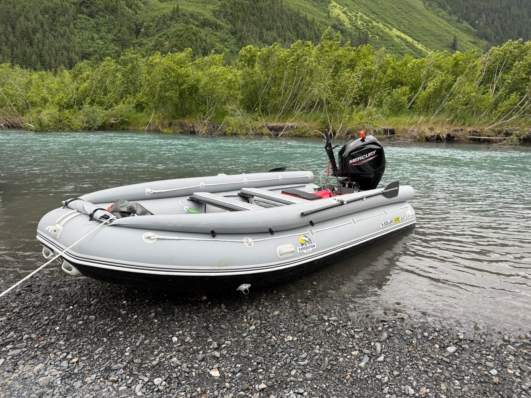 Solar 470 SJT with Mercury 50/35 Motor